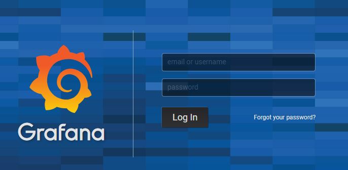 Grafana login